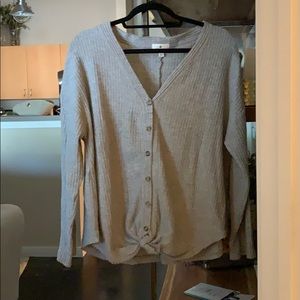 A soft long sleeve shirt